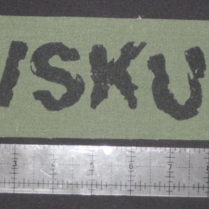 Avskum Patch DIY Crust Anarcho Punk D-Beat Anti Cimex Warcollapse Antisect Discharge Nausea Amebix Extreme Noise Terror DIsfortune Disclose