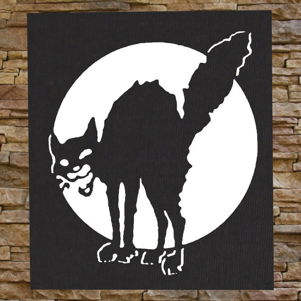 Class War Sabotage Cat Canvas Print / BACK Patch - Aktivismus Human Liberation Animal Front Earth Right Welfare Anarchie Anti Autorität Vegan