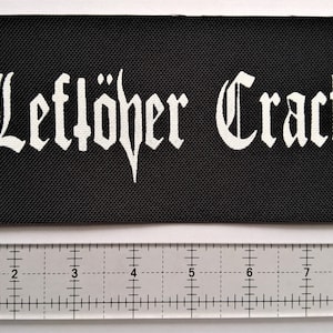 Leftover Crack Patch - DIY Anarcho Crust Punk Citizen Fish Star Hipsters Choking Victim Morning Glory F-minus no cash anti-flag subhumans