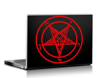 Disegno Testa Baphomet Tazza Testa Di Capra Satanica Con Croce (nero