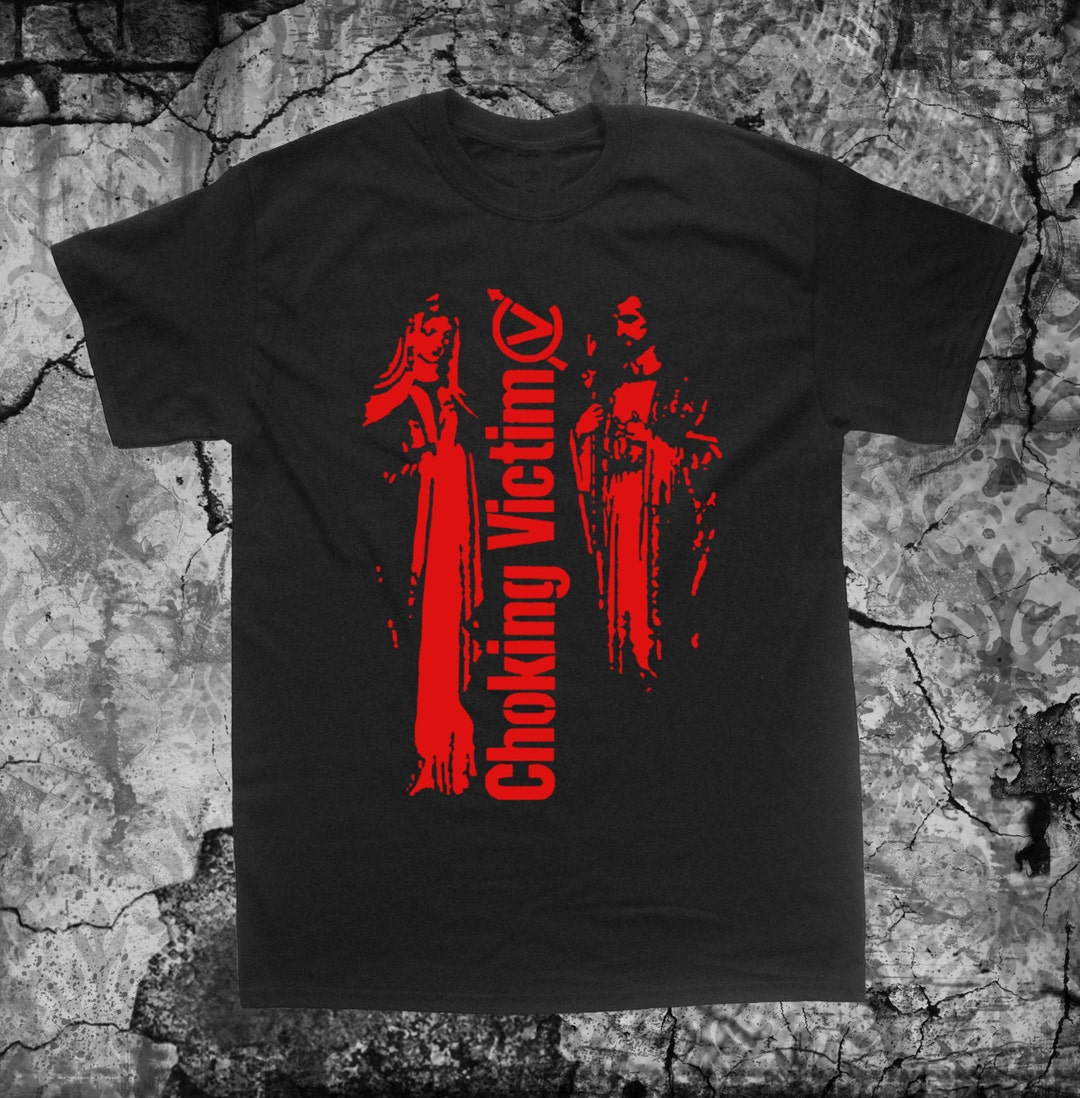 CHOKING VICTIM T- Shirt T Shirt Anarcho Punk Crust Ska Leftover
