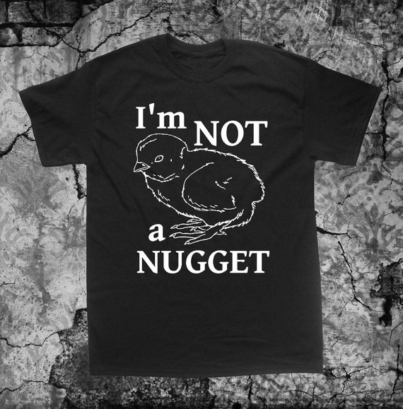 I/'m Not a Nugget BACK Patch Animal Rights Liberation Vegetarian Welfare Vegan