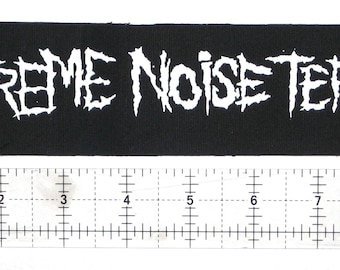 Extreme Noise Terror Patch - Crust Punk D-Beat Grindcore Wormrot Doom Agorafobe bloedneus Ellende Index Nasum Phobia Disfortune Avskum DIY