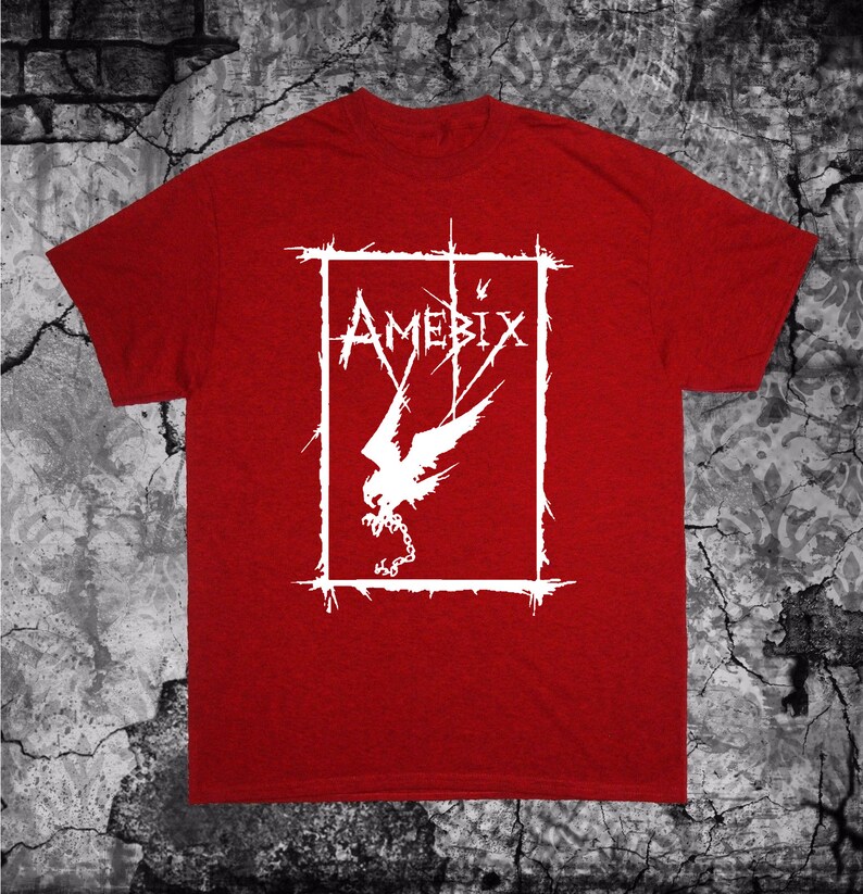 Amebix T Shirt Nausea Anti Cimex Discharge Doom Wolfbrigade Warcollapse Skitsystem Disrupt Aus-rotten Avskum Wolfpack Crust Punk Anarcho Red & White