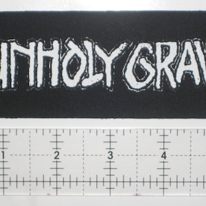 Unholy Grave Patch DIY Metal Los Crudos Grindcore Despise You Disrupt Assuck Hellnation Nausea Infest Magrudergrind Totalitar Dropdead Nasum