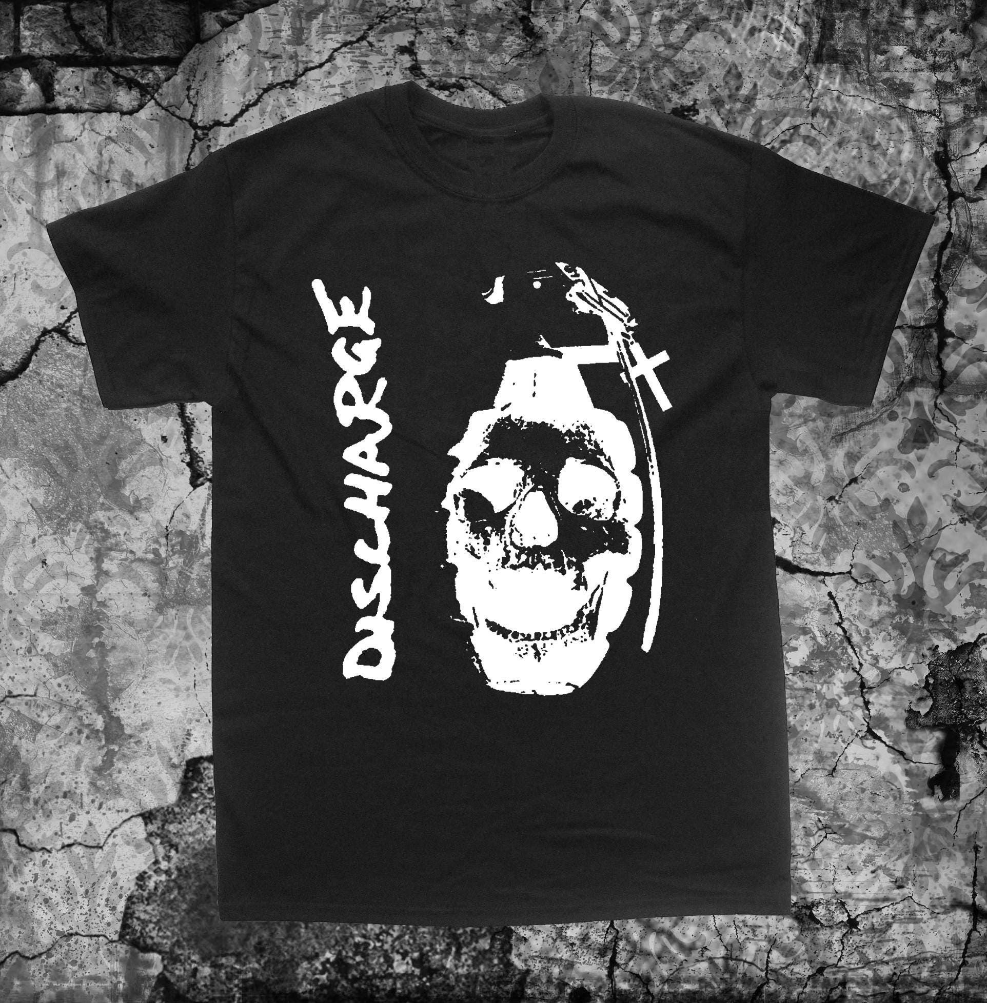高級品市場 D-beat Punk Crust Shirt T Discharge Nausea Doom Cimex Anti ミュージシャン