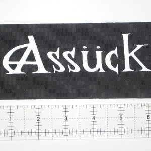 Assuck Patch - DIY Crust Anarcho Punk D-Beat Insect Warfare Phobia Pretty Little Flower Magrudergrind Extreme Noise Terror Disrupt Dropdead