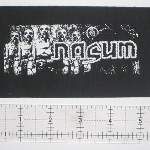 Nasum Patch DIY Crust Anarcho Punk D-Beat Despise You Disrupt Assuck Hellnation Nausea Infest Magrudergrind Totalitar Unholy Grave Dropdead