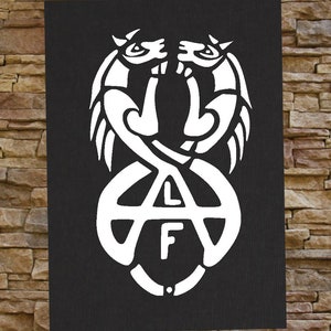 Animal Liberation Front Canvas Print / Back Patch - Animal Welfare Rights Human Earth Vegan Vegetarian Crass Aus-rottten Subhumans Doom
