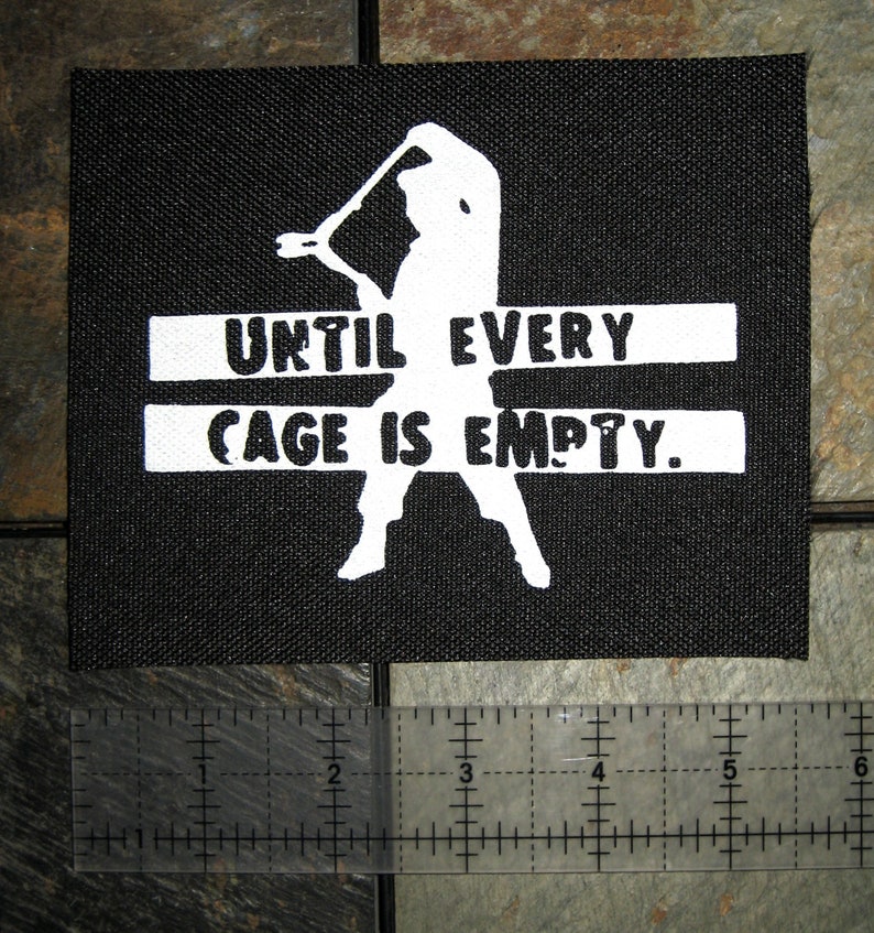 Animal Liberation Front ALF Patch DIY Animal Welfare Rights | Etsy