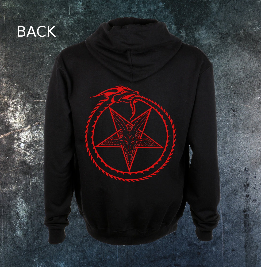 Tempalay “Naked 4 Satan”ZIP HOODIE Black TST Original Logo Zip-Up Hoodie in Purple