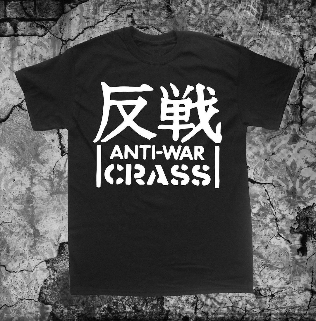 CRASS Tシャツ 反戦 No War ハードコアパンク Gism XL ANTI-WAR 反戦反核平和 Tシャツ CRASS ハードコアパンク