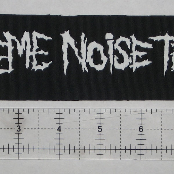 Extreme Noise Terror Patch - Crust Punk D-Beat Grindcore Wormrot Doom Agoraphobic Nosebleed Misery Index Nasum Phobia Disfortune Avskum DIY