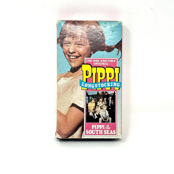 Pippi Longstocking Pippi In the South Seas VHS Tape Tested