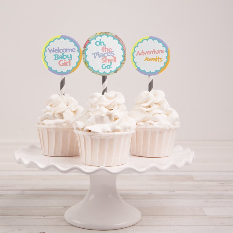 Instant Download Oh The Places She Ll Go Baby Shower Etsy