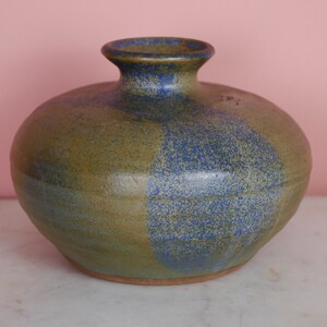 Vintage Pottery Vase Earth Tones