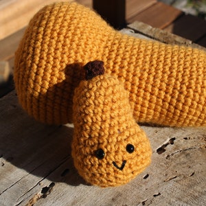 Crochet Butternut Squash | Stuffed Butternut Squash
