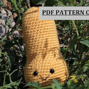 PDF Pattern for Crochet Butternut Squash