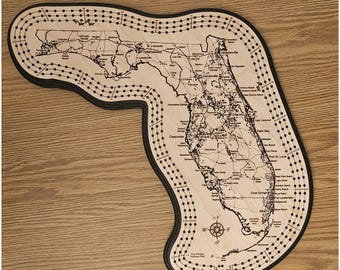 Florida Cribbage board