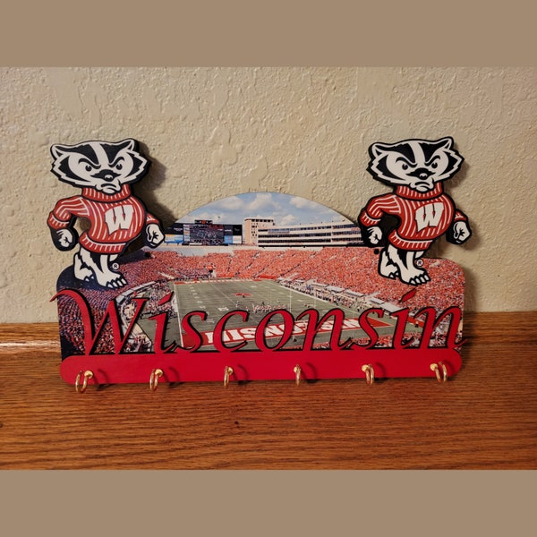 Bucky Badger Key rack