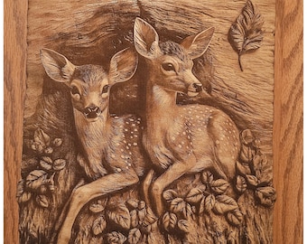 3D illusion Fawns