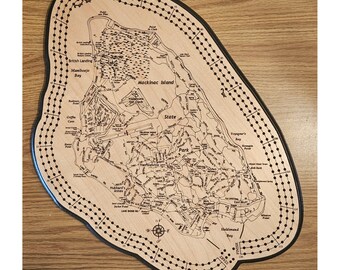 Mackinac Island Cribbage board