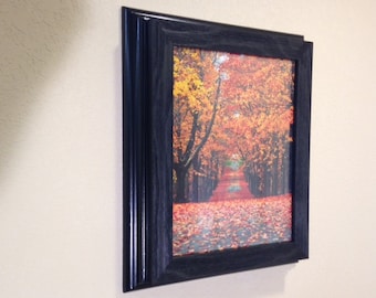 Flat Designs Black Frame with hidden storage and magnetic locking system