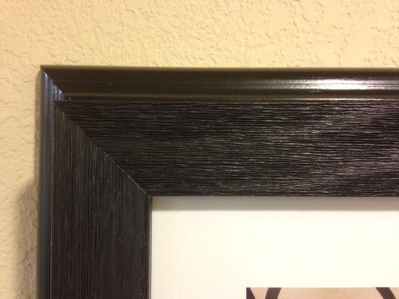 Black Frame with hidden storage and magnetic locking system
