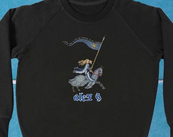 Moletom Alex G Medieval Core Crewneck – Arte Gótica "Deus Salve os Animais"