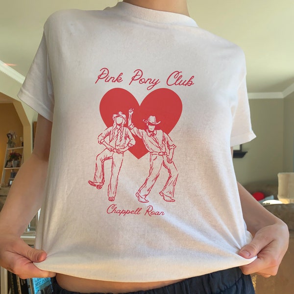 Chappell Roan T-shirt - Pink Pony Club - Rise and Fall of a Midwest Princess - Chappell Roan Merch - Olivia Rodrigo tour - T-shirt en coton vintage