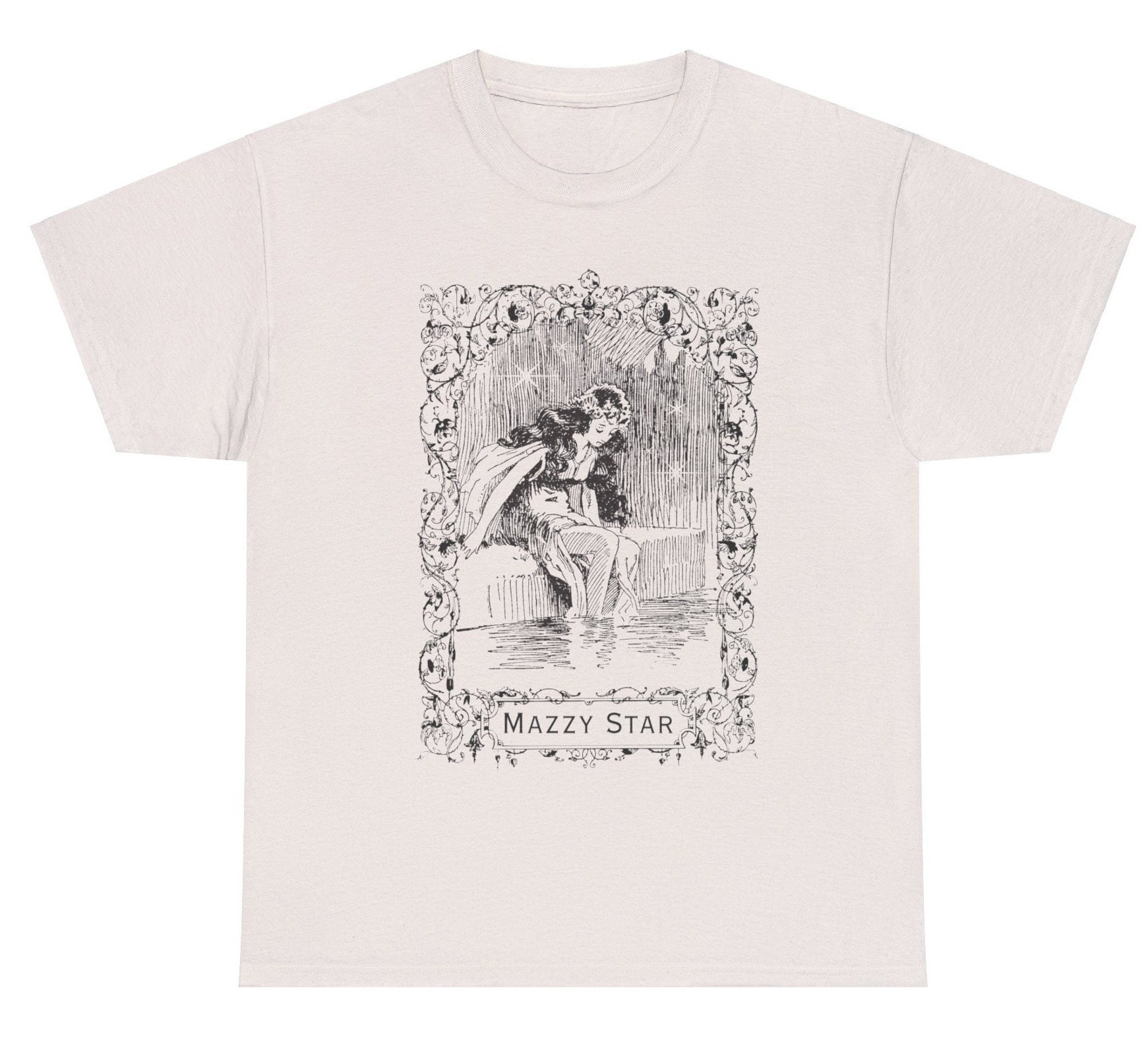 Mazzy Star Vintage T-shirt- Mazzy Star Line Drawing