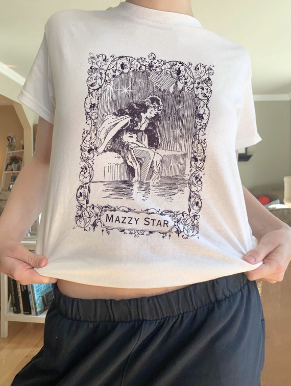 【HI FI FNK】Mazy Star Printed Top HI FI FNK】Mazy Star Printed Top Vintage Mazzy Star Shirt