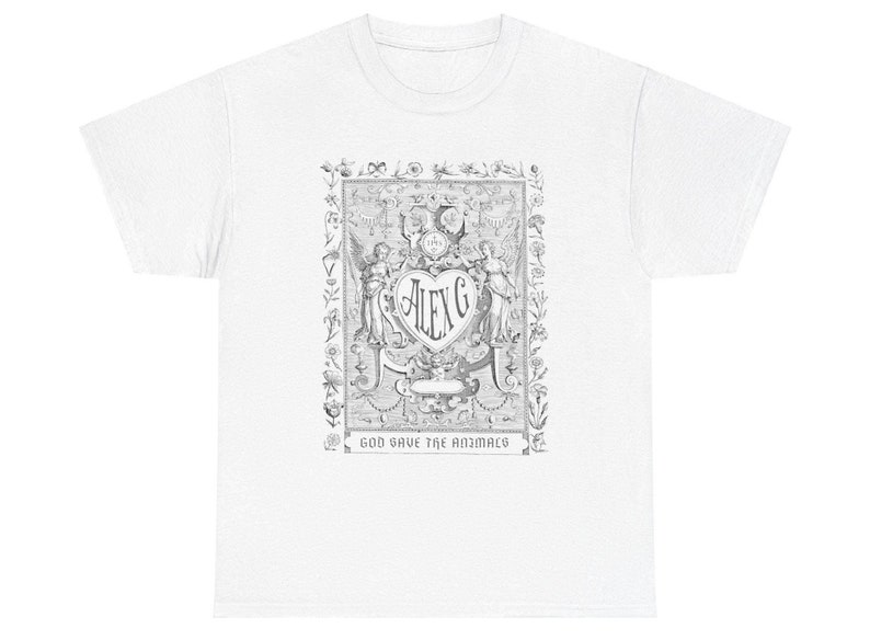 Alex G shirt shown in white