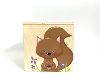 Squirrel, piggy bank, gift, baby