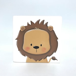Animals, piggy bank, gift, baby, lion coins