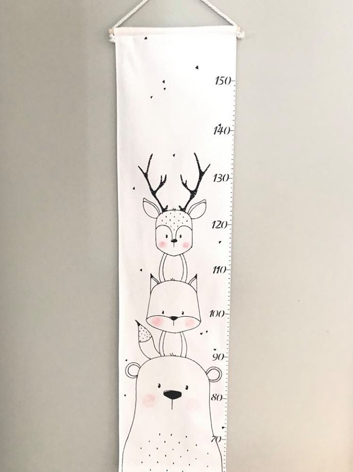 Animal Growth Scale Toise Size Scale Fabric Growth Rule Etsy