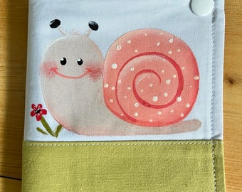 Protects health book, snail, case, health book case, personalized pouch