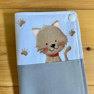 Protège carnet de santé, chat, étui, étui pour carnet de vaccination, personnalisation