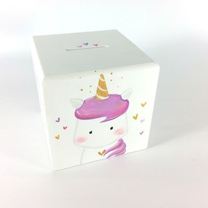 Unicorn, piggy bank, gift, baby
