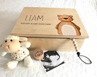 Boite Souvenirs Bebe Naissance Etsy Canada