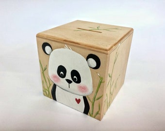 Tirelire, Panda, cadeau, bébé, sous