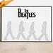The Beatles Print, Beatles Art, Downloadable Art, Printable Art, Abbey ...