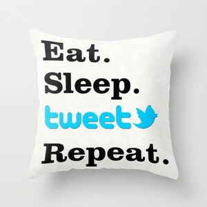 Eat Sleep Youtube Repeat Pillow Youtube Cushion Youtube Etsy