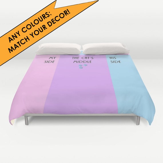 Personalised Duvet Cover Choose Your Own Colors Customised Etsy