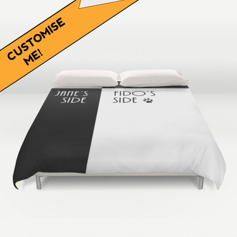 Customizable Duvet Cover Choose Your Own Colors Personalised Etsy