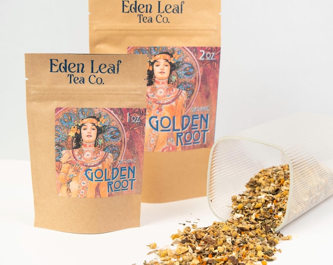 Golden Root Tea – Organic Blend for Digestion & Bloating
