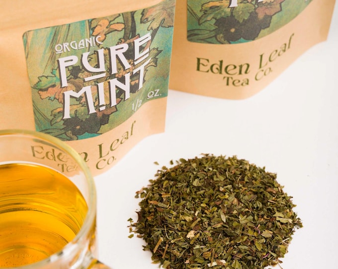 Pure Mint - Loose Leaf Herbal Peppermint and Spearmint Tea