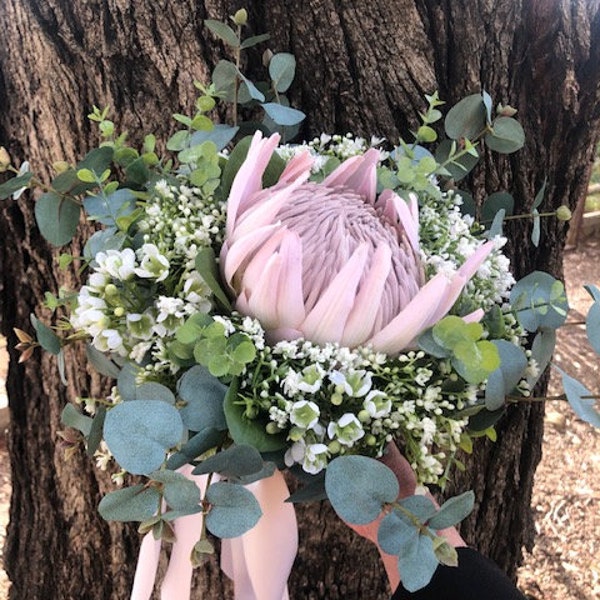 Oh my King Protea Bridal Bouquet