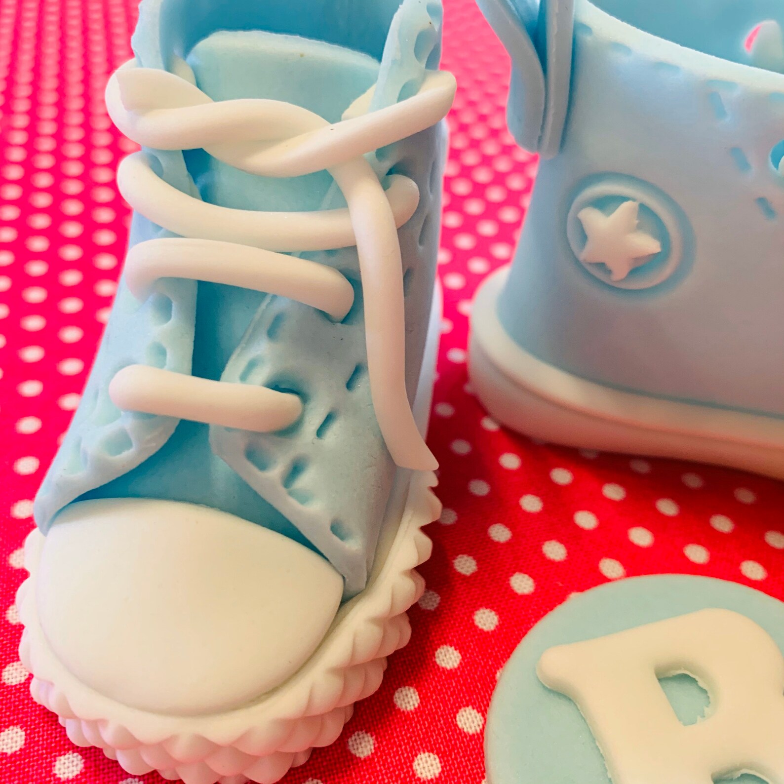 Edible Baby Converse Boots Booties Shoes Name Age Letters - Etsy