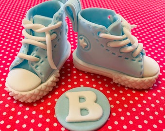 Fondant Baby Shoes Etsy